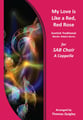 My Love is Like a Red, Red Rose (SAB A Cappella) SAB choral sheet music cover